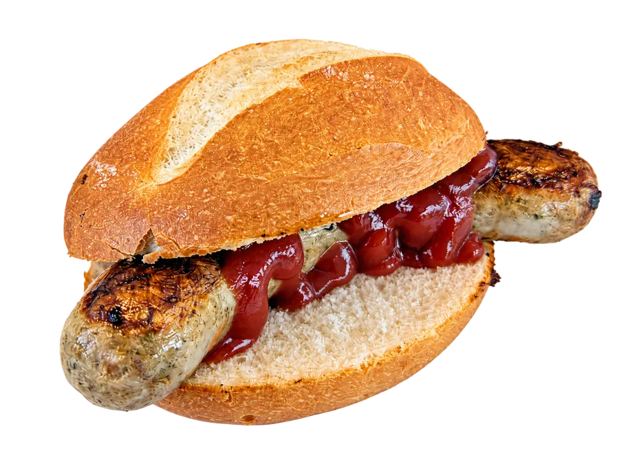 Bratwurst in der Semmel